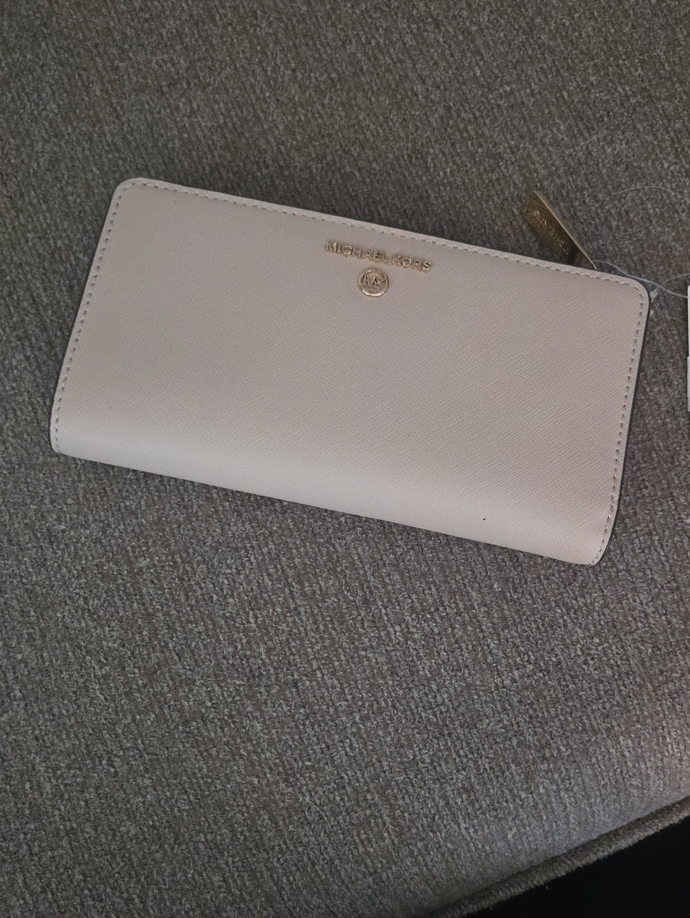 MICHAEL KORS Blush Pink Leather Snap Closure Wallet